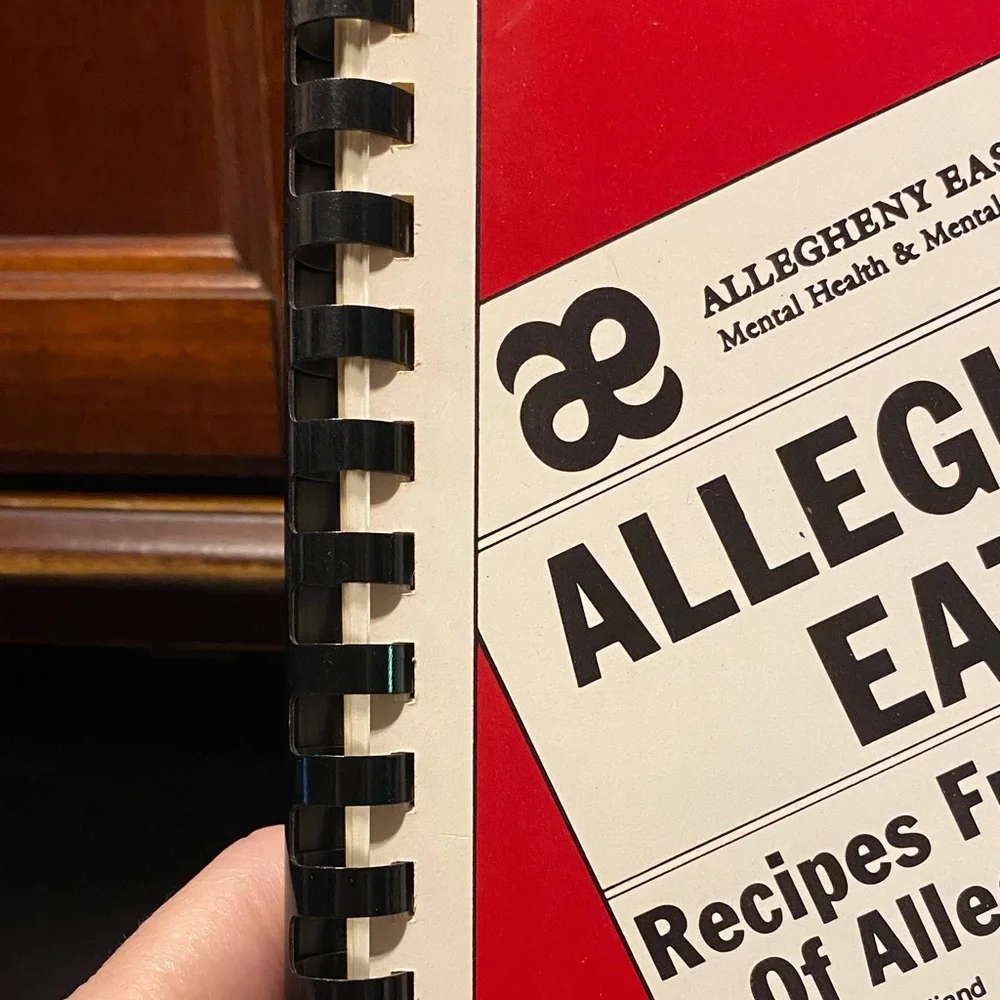 Allegheny Eats 1987 community Recipe Book